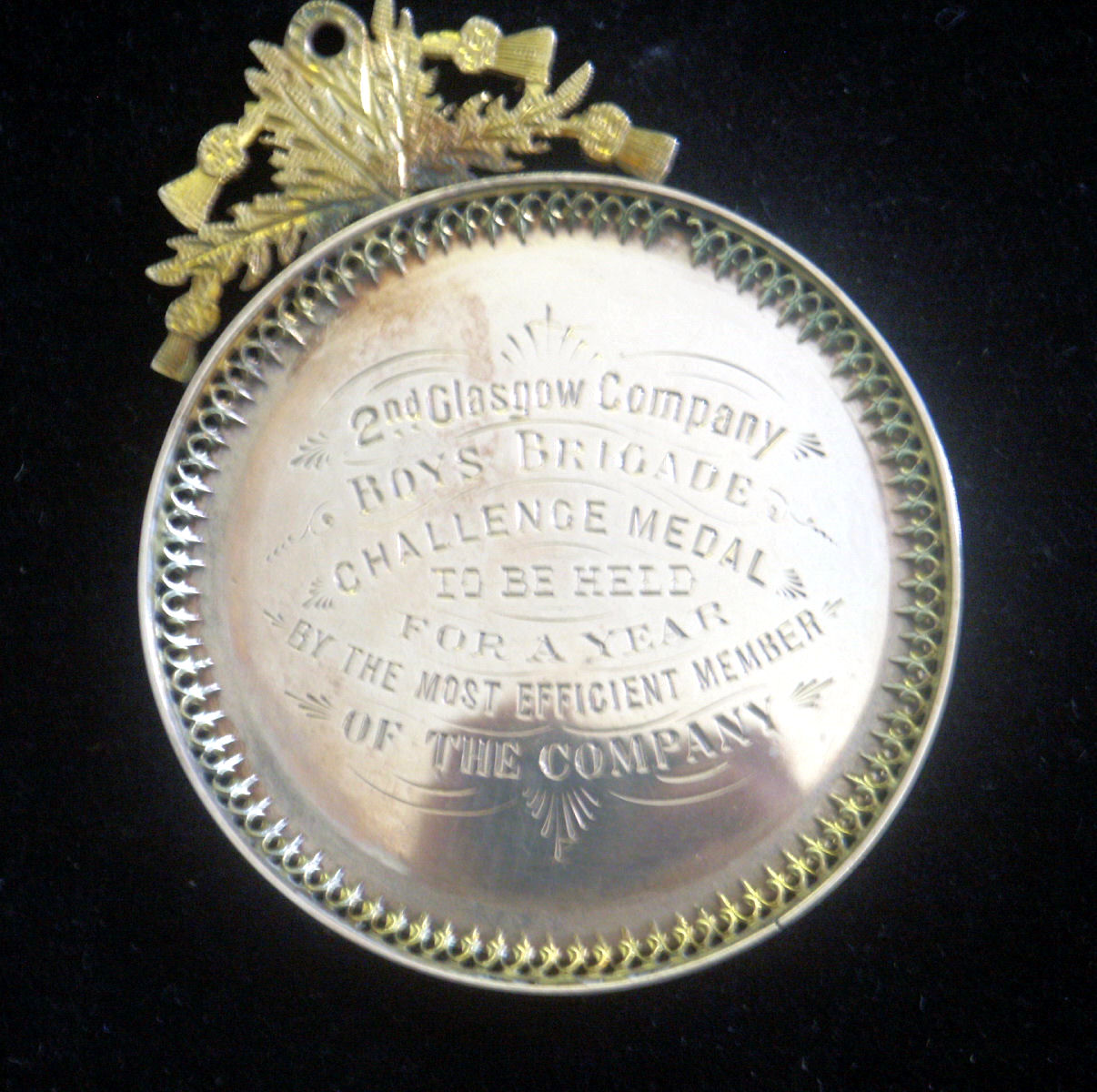 2nd Glasgow Company Challenge Medal