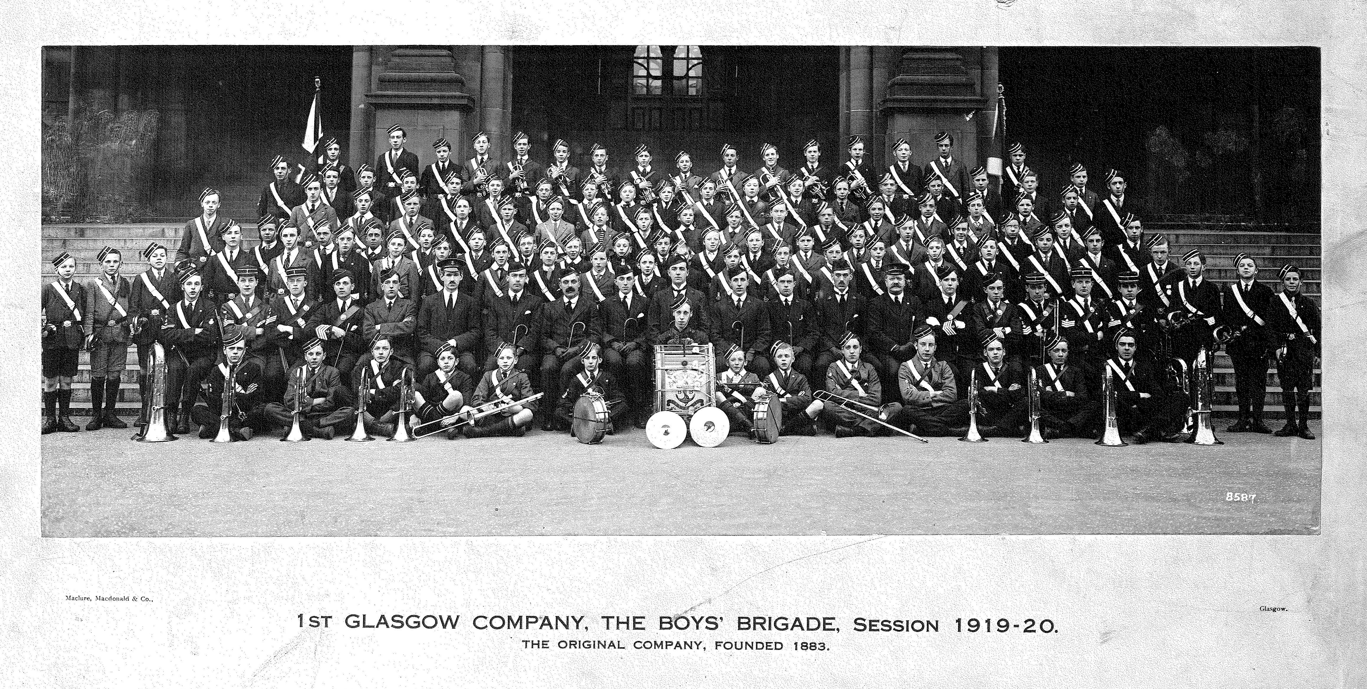 1st Glasgow Company, The Boys' Brigade Group Photo