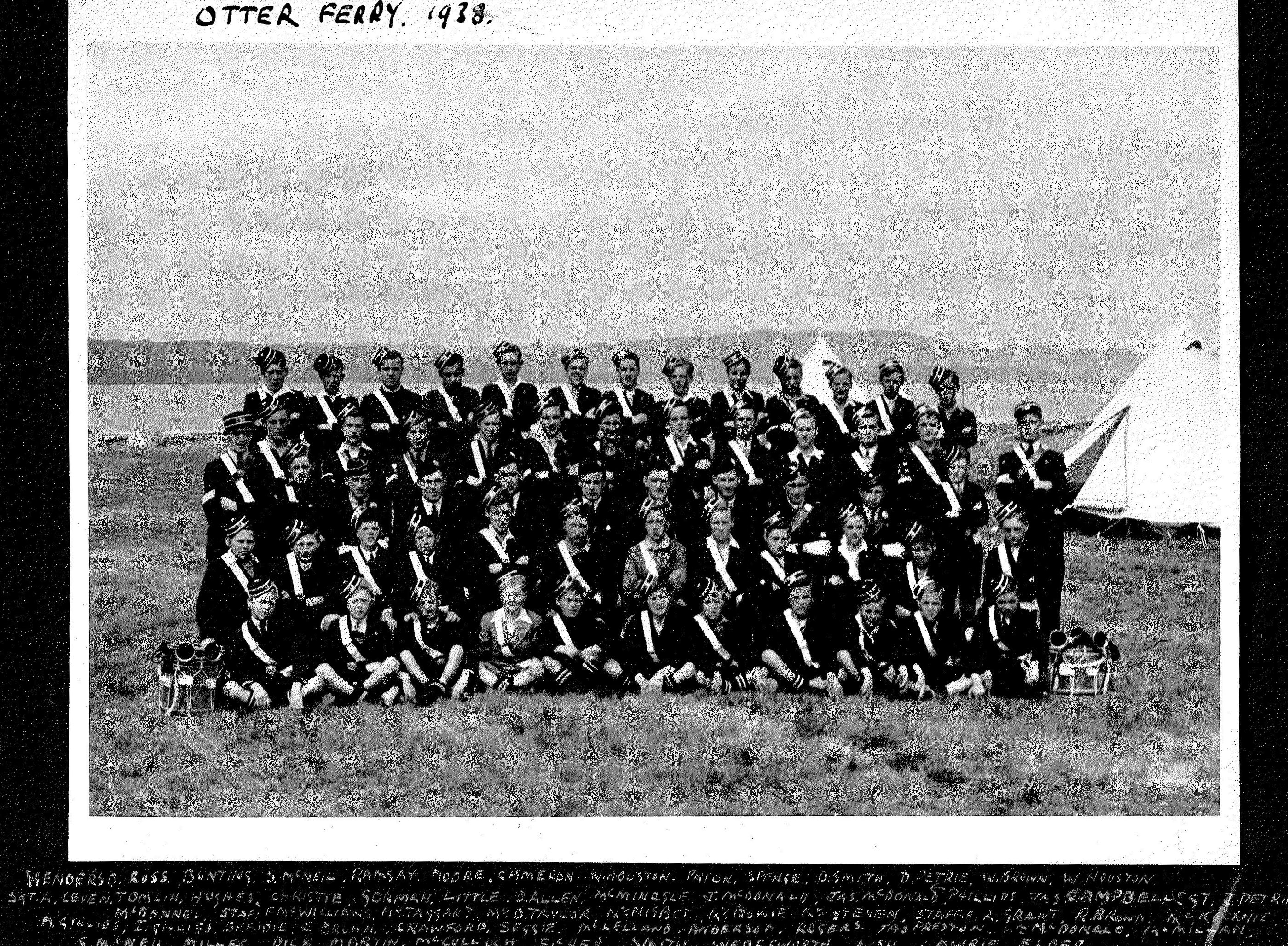 Boys' Brigade Group Photo, Otter Ferry