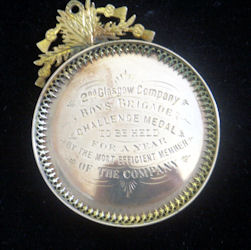 2nd Glasgow Company Challenge Medal