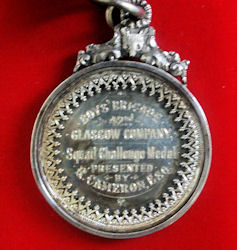 42nd Glasgow Company, Squad Challenge Medal, Image 1 of 2