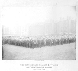 Glasgow Battalion's First Annual Inspection, Burbank